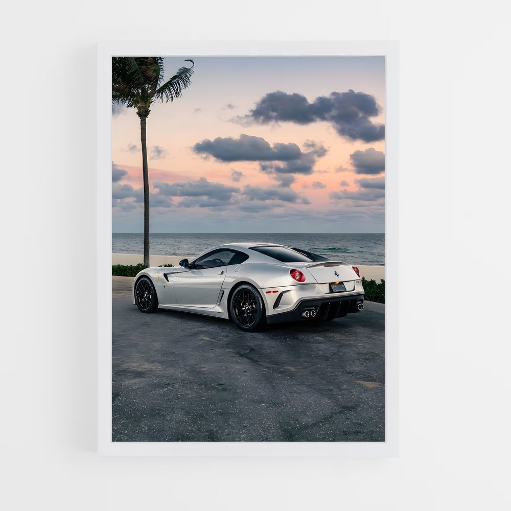 Poster Côte de la Vitesse – affiche Ferrari (vue 3)